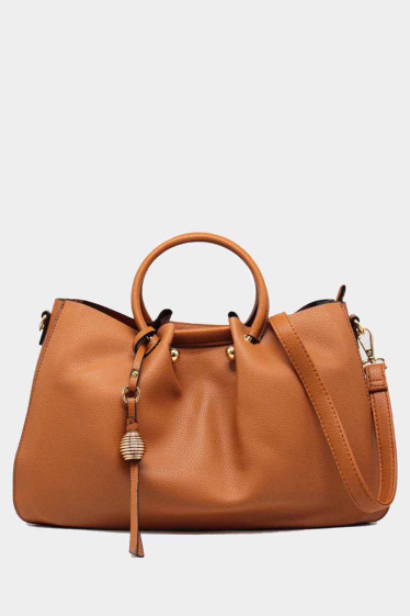 Wholesaler Tom & Eva - Handbag with Pendant and Round Handle