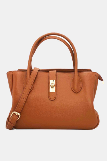 Wholesaler Tom & Eva - Grained Leather Effect Handbag