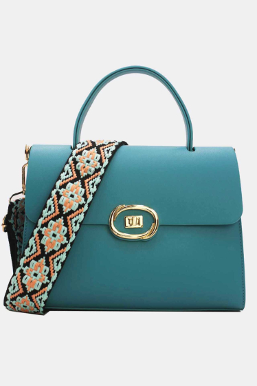 Wholesaler Tom & Eva - Elegant Handbag With Wide Shoulder Strap
