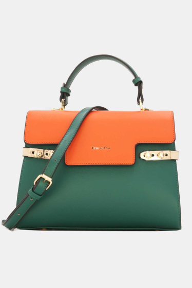 Wholesaler Tom & Eva - Elegant Two-tone Handbag-21B-5180