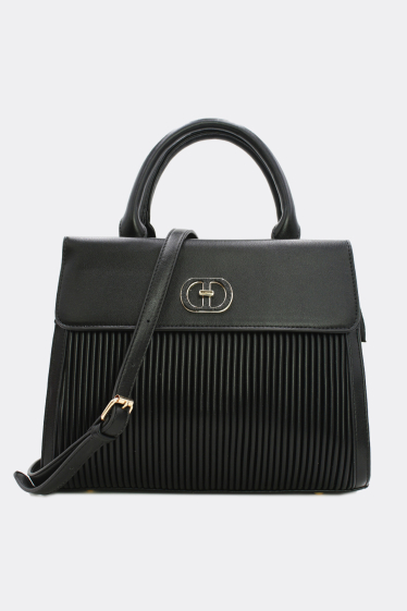 Wholesaler Tom & Eva - Women's Handbag with Pleated Flap