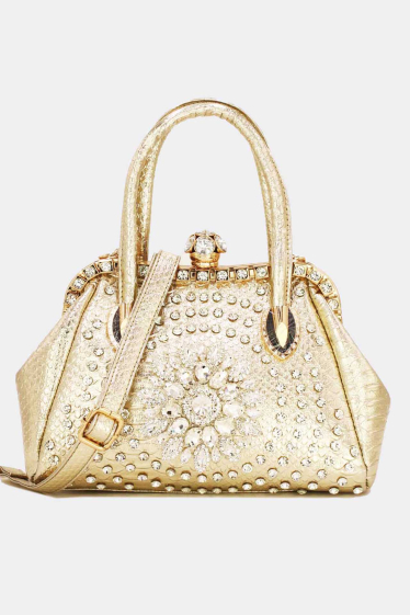 Großhändler Tom & Eva - Damenhandtasche mit Diamanten 22P-5597