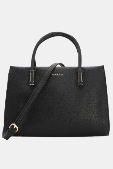 Großhändler Tom & Eva - Minimalistische Handtasche mit genarbtem Effekt 6925