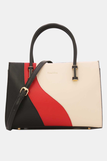 Wholesaler Tom & Eva - Tricolor Handbag 6925A