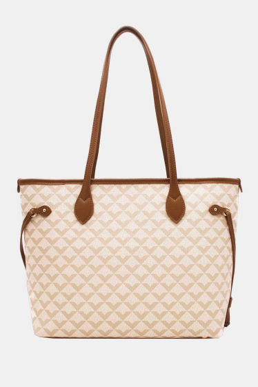 Wholesaler Tom & Eva - Geometric Pattern Tote Bag