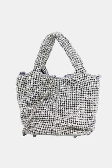 Wholesaler Tom & Eva - Women's Diamond Bucket Handbag-22P-5605