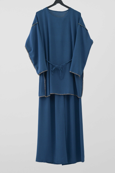 Großhändler TRENDLAND - Abaya-Kleid mit Spitze