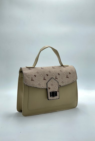 Wholesaler Trendy Bag - "Christmas" bi-motif handbag