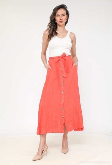 Wholesaler French Baiser - Skirt linen summer