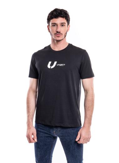 Großhändler UNGARO SPORT - Rundhals-T-Shirt aus Baumwolle