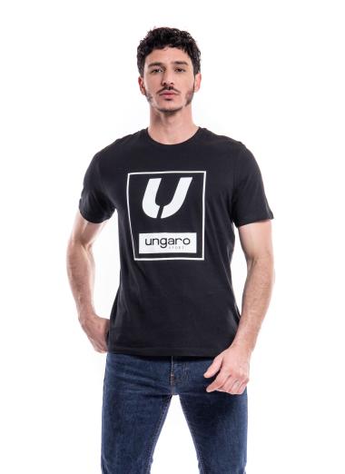 Wholesaler UNGARO SPORT - Straight cut cotton T-shirt