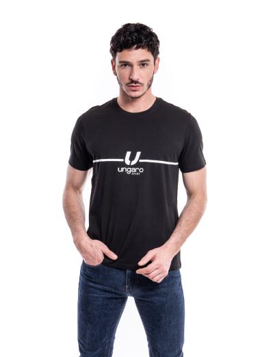 Grossiste UNGARO SPORT - T-shirt logo en coton
