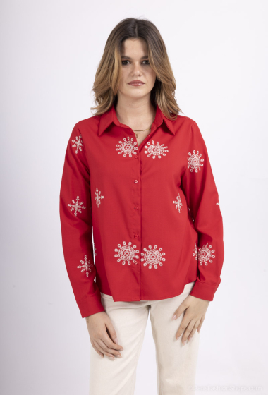 Wholesaler Unigirl - Embroidered shirt