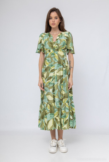 Wholesaler Unigirl - Short-sleeved printed dress