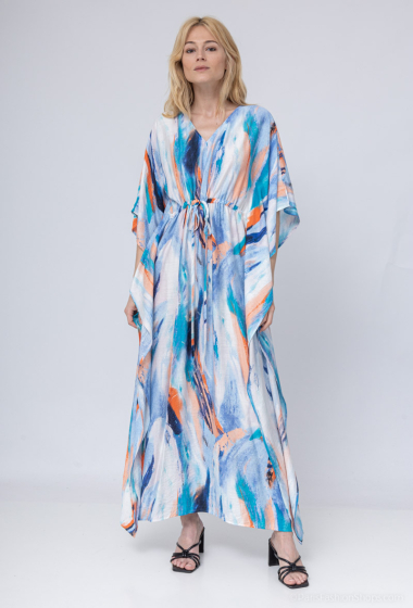 Wholesaler Unigirl - Long printed dress