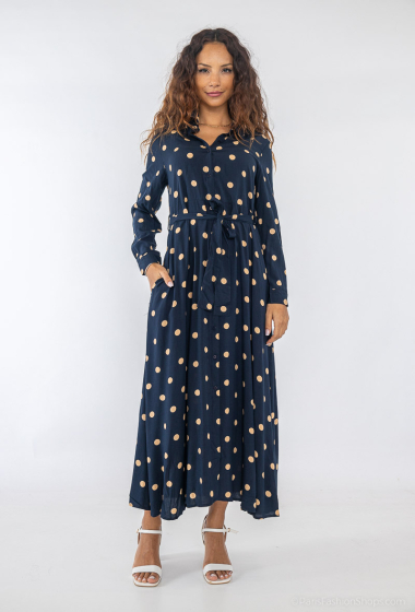 Wholesaler Unigirl - Long circle print dress