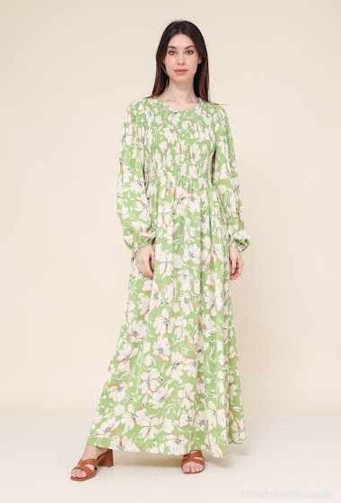 Wholesaler Unigirl - Floral maxi dress