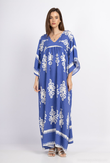 Wholesaler Unigirl - Long dress with wide sleeves