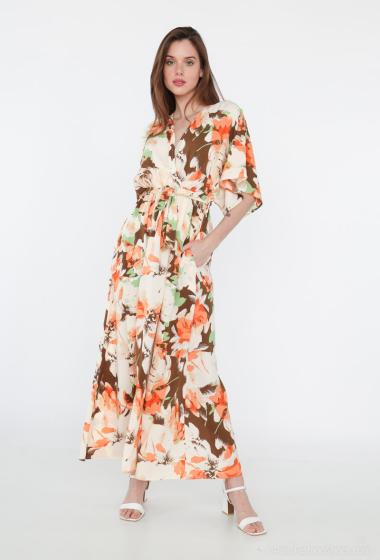 Wholesaler Unigirl - Short-sleeved pattern dress