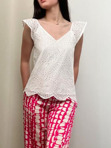 Wholesaler Unika Paris - Bohemian embroided blouse