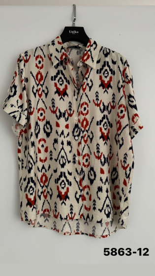 Wholesaler Unika Paris - Short-sleeved printed shirt
