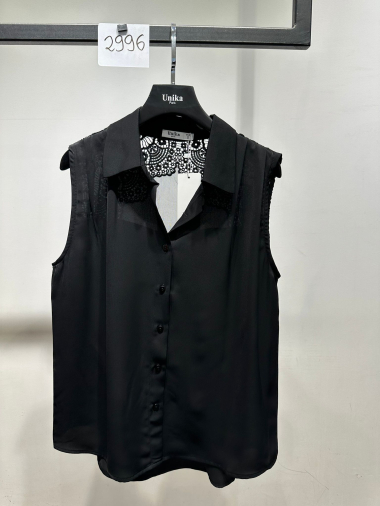 Wholesaler Unika Paris - Sleeveless shirt with lace