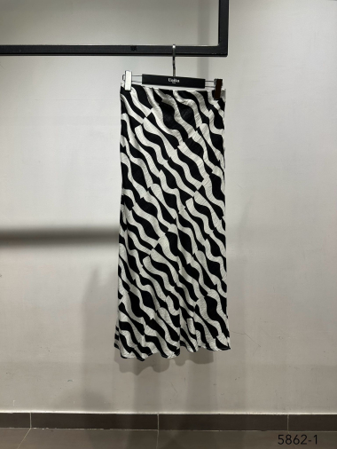 Wholesaler Unika Paris - Printed straight skirt