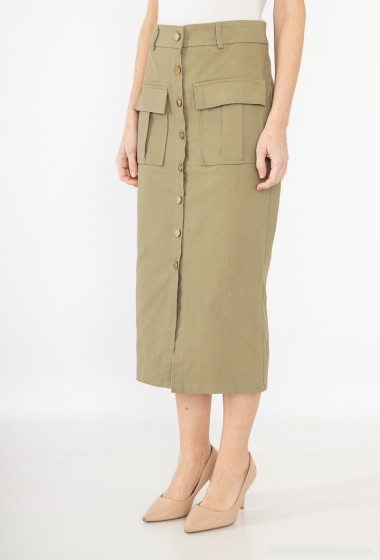Wholesaler Unika Paris - Long denim skirt