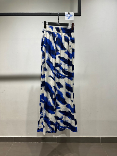 Grossiste Unika Paris - Pantalon fluide à imprimé