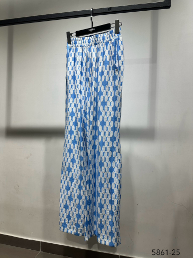 Grossiste Unika Paris - Pantalon fluide imprimé