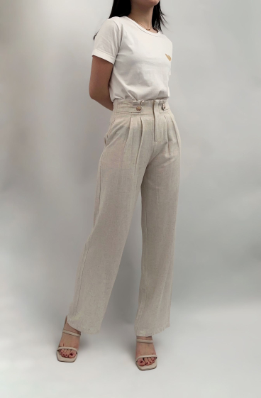 Wholesaler Unika Paris - Flowy pants with pleats
