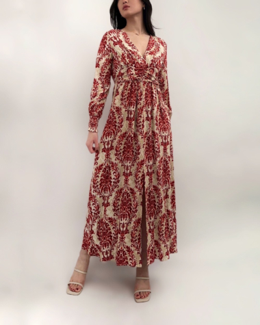 Großhändler Unika Paris - Kleid mit Blumendruck
