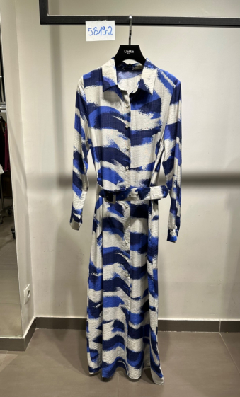 Wholesaler Unika Paris - Printed shirt dress