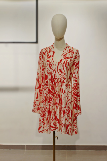 Großhändler Unika Paris - Weit geschnittenes Kleid
