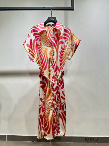Wholesaler Unika Paris - Short-sleeved printed dress