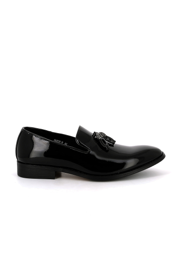 Wholesaler UOMO design - Men Loafer - Shiny Black