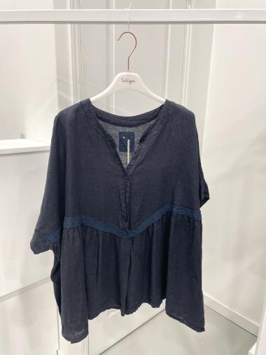 Großhändler NOS - Elegant linen blouse