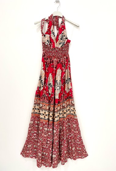 Großhändler NOS - Long floral print dress