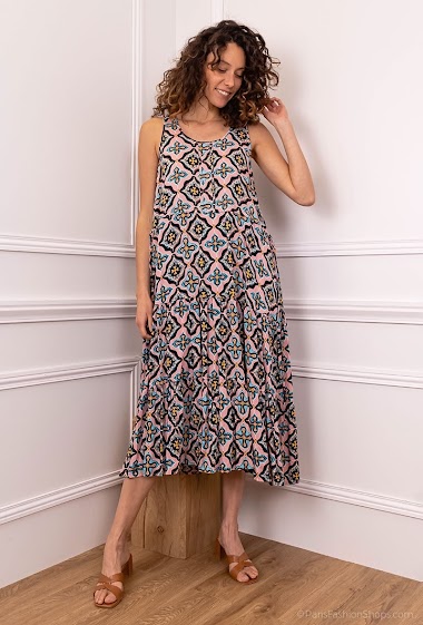 Wholesaler NOS - Long printed dress