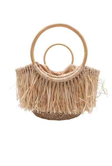 Wholesaler Valsa - Raffia beach bag