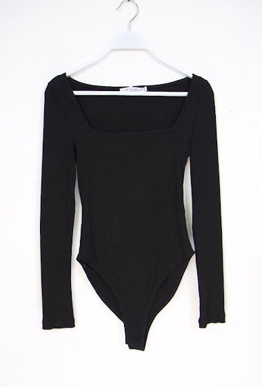 Großhändler Van Der Rock - Basic body with square neck and long sleeves