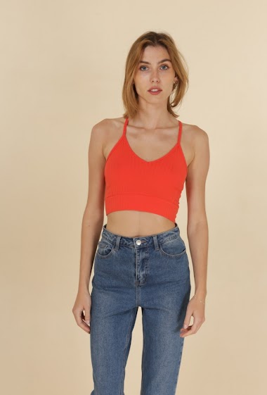 Crop top with straps
