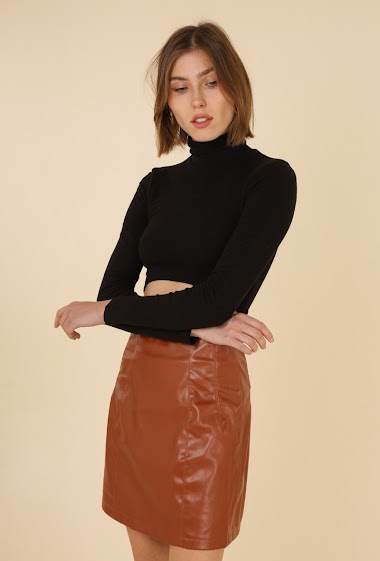 Wholesaler Van Der Rock - Faux leather skirt