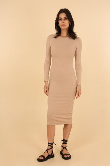 Wholesaler Van Der Rock - Long Sleeve Bodycon Dress