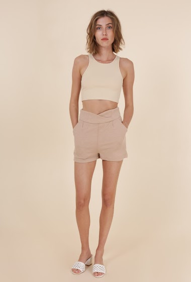 Wholesaler Van Der Rock - Basic high waist shorts.