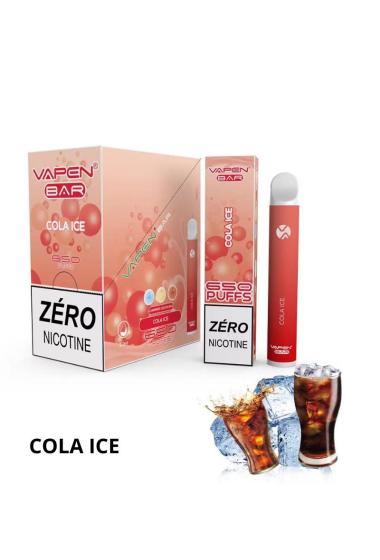 Großhändler VAPEN - 650 Puff 0 % Nikotin-Cola-Eis
