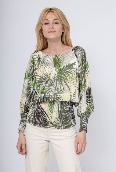 Wholesaler Vega's - Graphic print blouse