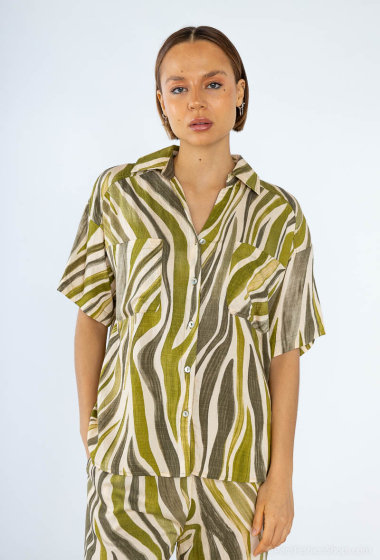 Wholesaler Vega's - Flowy printed shirt