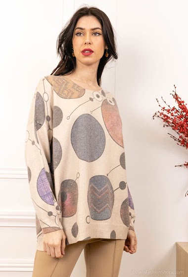 Wholesaler Vega's - Printed sweater