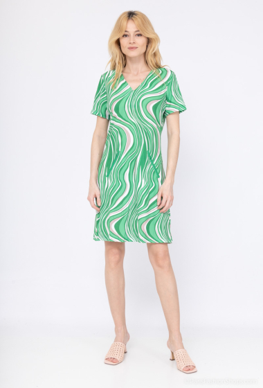 Wholesaler Vega's - Graphic printed dress